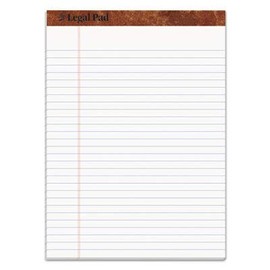 (3 Pack Value Bundle) TOP75330 The Legal Pad Ruled Perforated Pads, 8 1/2 x 11 3/4, White, 50 Sheets/Pad