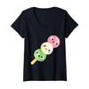 Womens Really Like Mochi Sweet New Year Dessert V-Neck T-Shirt