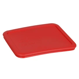 Pyrex 7210-PC Red Rectangle Plastic Storage Replacement Lid Cover (3-Pack)