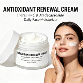 Crema Facial Antioxidante con Glicerina — Hidratación y Reparación — 50 ml