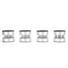 4PCS Spring Speaker Spikes Sound Dampening Feet for HiFi Amplifier/Speaker/Turntable/PlayerSilver