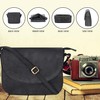 Genuine Leather Shoulder Crossbody Purse For Women with Adjustable Strap,