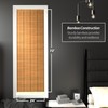 Red Lantern Burnt Bamboo Cordless Window Shade - Two-tone Honey,