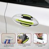 QZTYTY 8PCS Car Door Handle Protector Reflective Stickers, Universal 3D