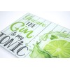 YöL 2x worktop saver chopping board glass kitchen non-slip gin