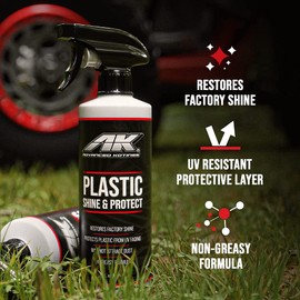 Advanced Kotings Plastic Shine & Protect Spray | Plastic & Vinyl UV Protection, High Gloss Shine, Resists Dirt & Dust for ATVs, UTVs, Trucks, Dirt Bikes | 16oz Spray - 2 Pack