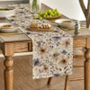 Poppy Floral 210 GSM Spring Table Runner, Seasonal Summer Fall