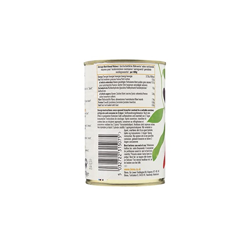 Biona Organic Chilli Black Beans, 410g