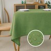 NLMUVW Olive Green Table Cloth for Rectangle Table, Linen Tablecloth