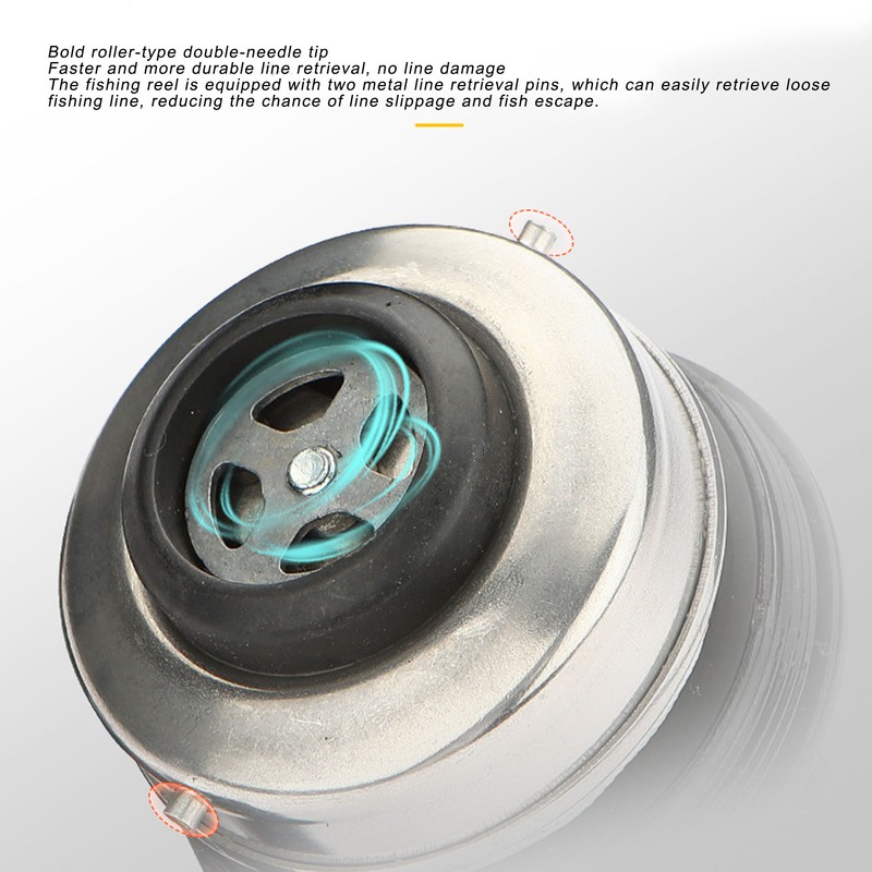 Fishing Reel High Speed 3.9:1 Gear Ratio 3+1 Bearing Reversible