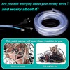 Boao Dog and Cat Cord Protector Clear PVC Cable Cover