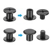 PATIKIL 24 Sets Chicago Screws 6mm L Chicago Screw Binding