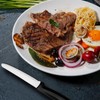 HOHSCHEID Steakmesser Set 6-teilig, Edelstahl Steakbesteck Set Fein Wellenschliff Steakmesser