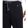 Nautica Men's Knit Sleep Pant, True Black, Large