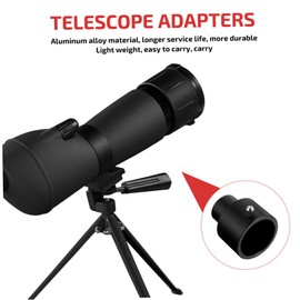 KOMBIUDA Aluminum Telescope Adapter to Mount Converter Durable Structure for Astronomical Telescopes Compatible with Eyepieces and Filters for Precise Image Scaling