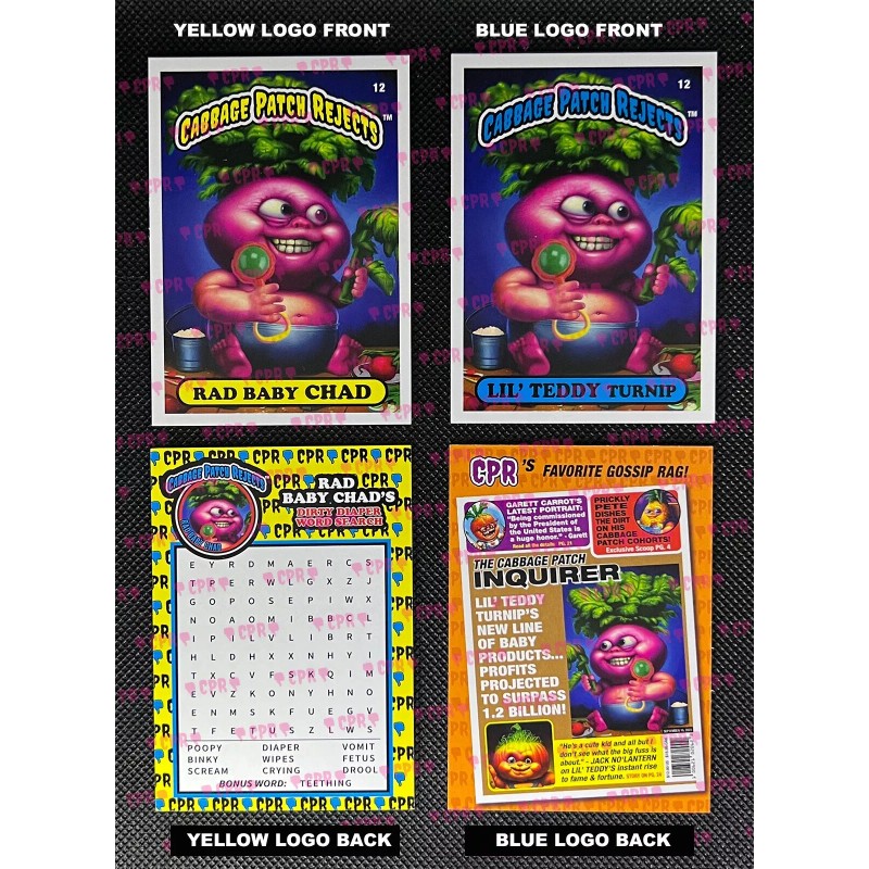 CABBAGE PATCH REJECTS Trading Card Set | Only 1000 Made