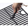 DELSbbq Cast Iron Barbecue Universal Grill Grid Lifter, 8 inch