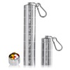 Metal Pill Box,7 Day Stackable Waterproof Travel Pill Box,Aluminum Alloy