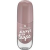 essence gel nail colour 37 Always on taupe, long-lasting nail