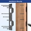 MOSECYOU Door Strike Plate Double Opening, with Reinforced Torx/Star Screws