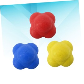 Mipcase 6 Pcs Workout Ball Speed Ball Agility Ball Hexagonal Ball Reaction Ball Bounce Ball Reflex Ball