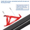 sourcing map 2pcs Bicycle Water Bottle Holder Lightweight Universal Bike