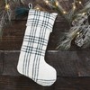 VHC Brands Pine Grove Plaid Stocking, 12x20