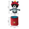 KONG Puzzlements Surprise Fire Hydrant Interactive Dog Toy