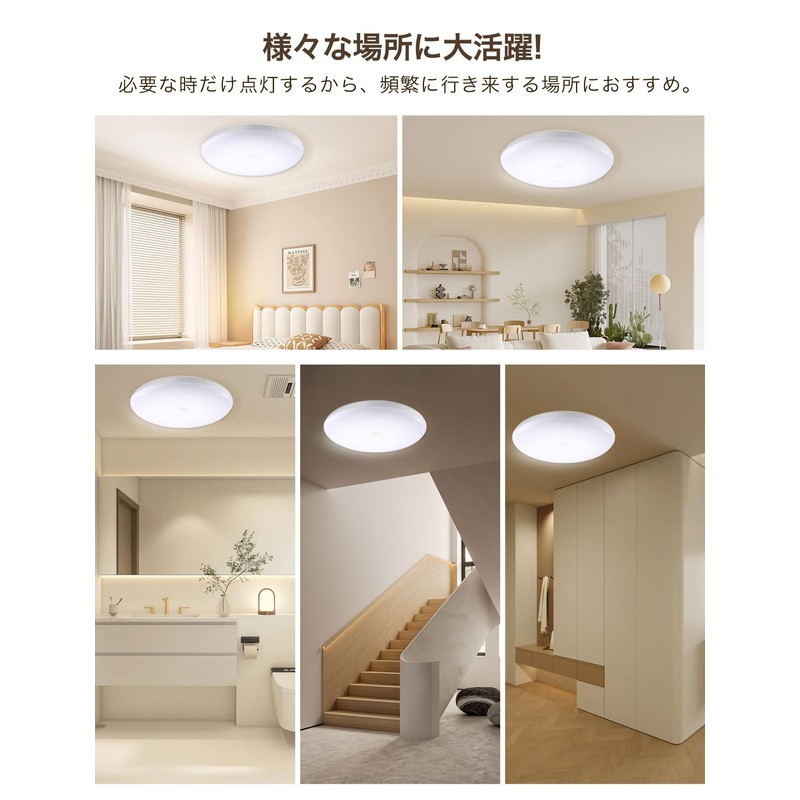 Forest Gathering Ceiling Light with Motion Sensor LED 1100 lm