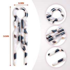 Luxe 3.54in Hair Pins (4-Pack) - Customer-Approved Size Hair Accessories for Women | Snug Fit for Thin to Thick Hair