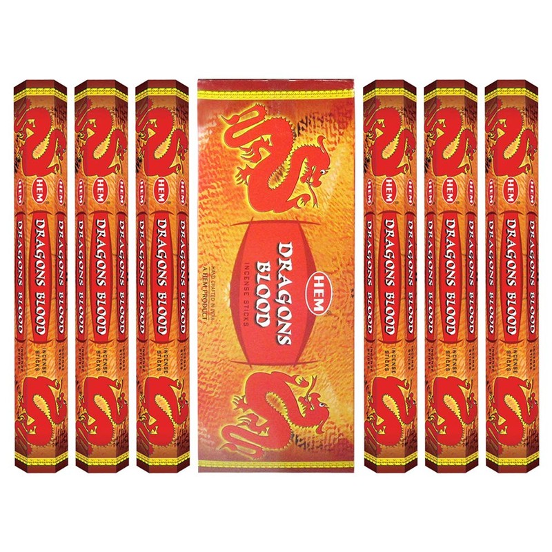 Dragons Blood Incense Sticks and Incense Stick Holder Bundle Insence