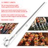 MOCUMEI Metal skewers for Grilling,Kabob Skewers, Flat BBQ Barbecue Skewer,Grilling