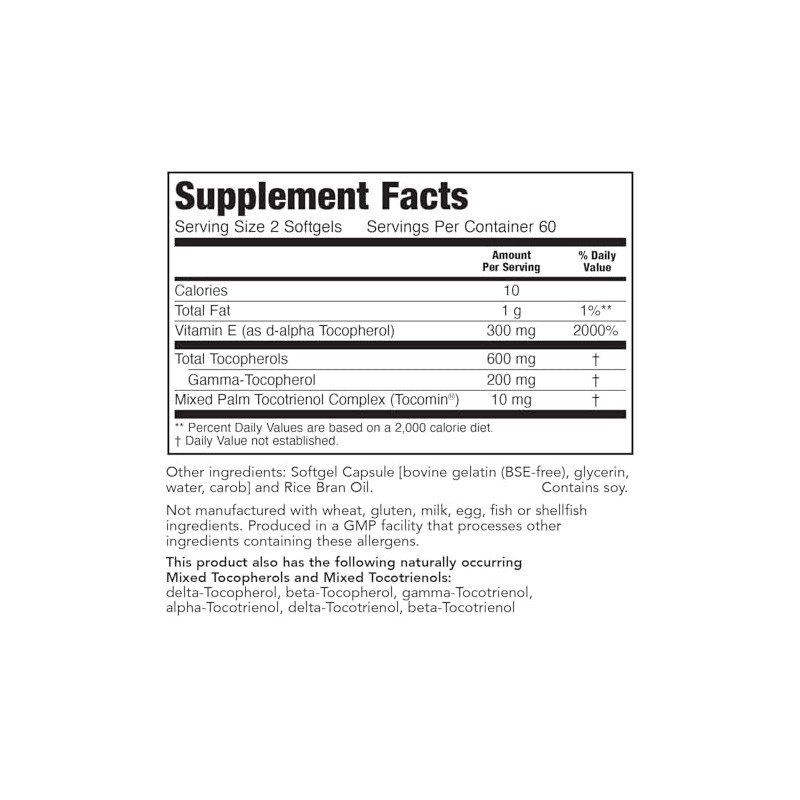 PureFormulas Vitamin E Complex - 120 Softgels
