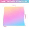 JMIATRY 4PCS Iridescent Acrylic Sheet 1/8 Thick Translucent Color Acrylic