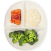 Uba Portion Control Plate (PORCELAIN) for Adults for Healthy Diet