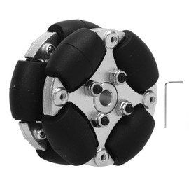 38mm Omni Wheel Aluminum Alloy and PU and Flexible Omni Directional Wheel for Small Robot Cars