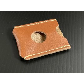 Harry's London GENUINE LEATHER SHEATH Cover DE Safety Razor Travel Pouch For Henson AL13/Ti2 - Brown