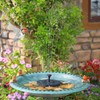AMZtime Solar Water Fountain, Upgraded Solar Bird Bath Fountains with