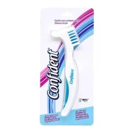 Cofident Kit De 3 Cepillos Dentales Para Dentadura Confident