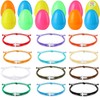 i-Beeboo 12Pcs Fillers Easter Eggs with Nylon Braided Cross Adjustable