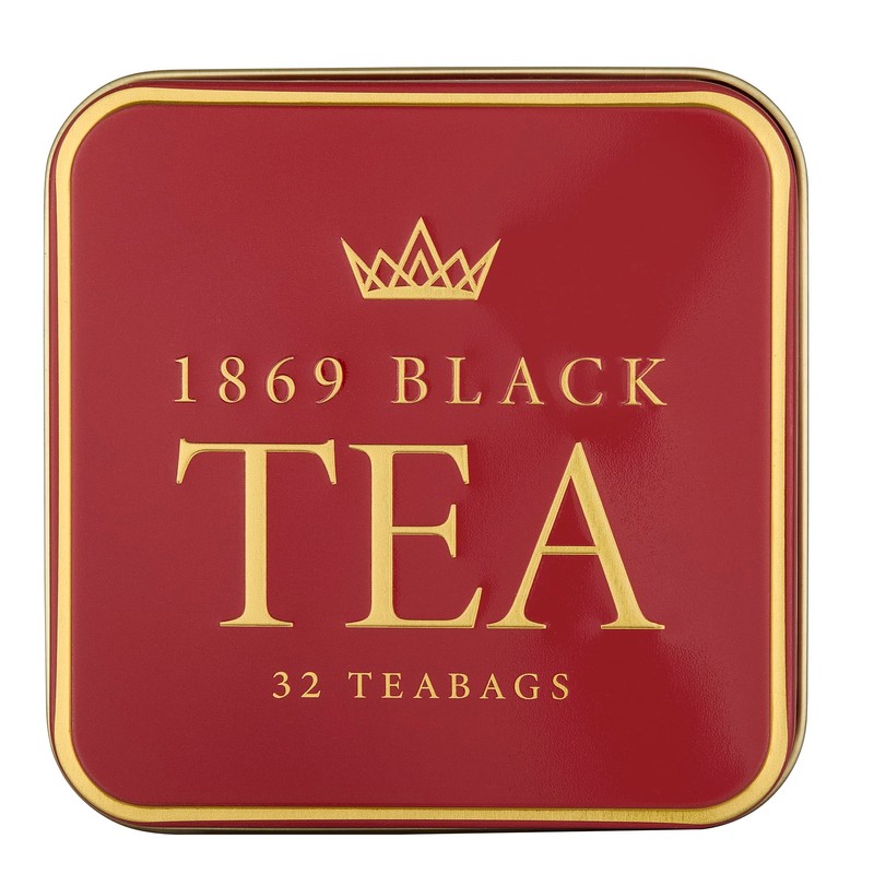 New English Teas Victorian Garden Tea Tin with 32 English