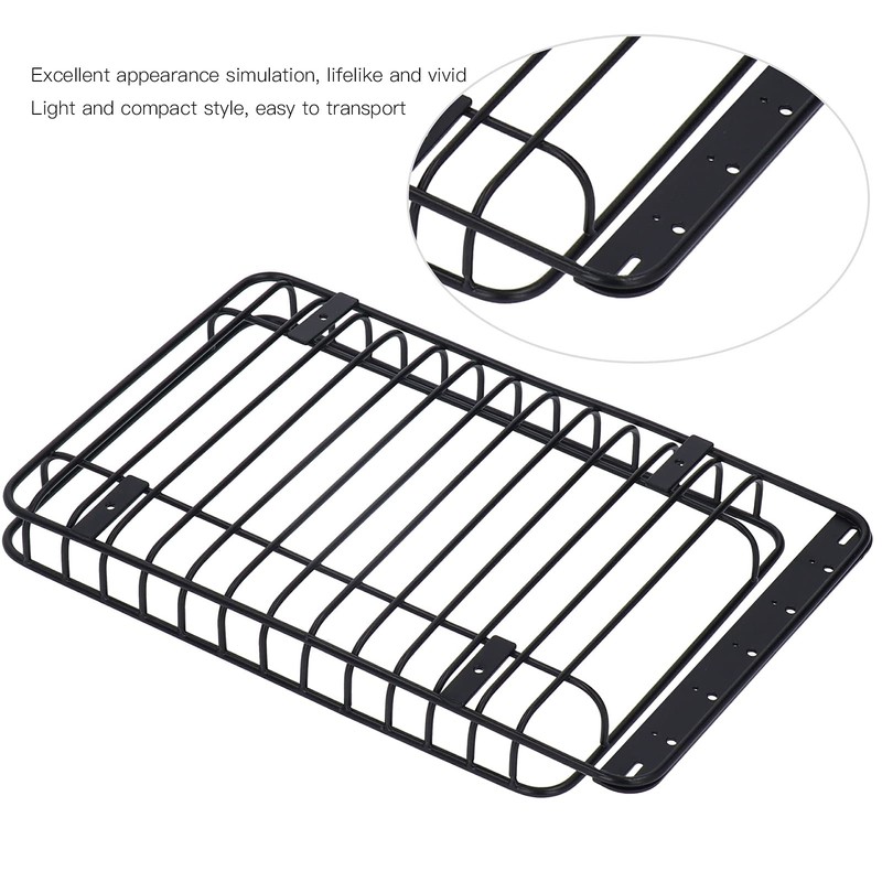 Lybunair Metal RC Roof Rack Luggage Carrier for 1/10 RC