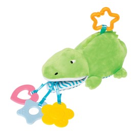 Manhattan Toy Gabby Gator Zip & Play Teether and Travel Baby Toy
