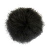 HAND ® Dark Grey Dekorative Kaninchen-Pelz Pom Pom Borte 7cm