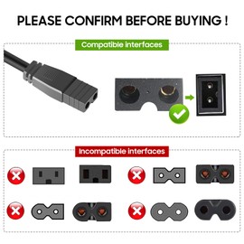 KFD 12V/24V Cool Box Replacement Cable for DMC Cool Box Dometic DW6 TB TCX, Mobicool MB32 F15 Fridge, Waeco MF 05 Cool Box Mini Fridge 12V Car DC Charger