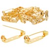 TRIXES 100PC Brooch Pins – Safety Clasp with Back Bar