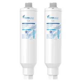 Filterlogic RV & Marine Inline Water Filter for Boats, RVs, NSF Certified, Campers, Gardening, Planting, Trailer or Motor Home KDF Filter, Pack of 2