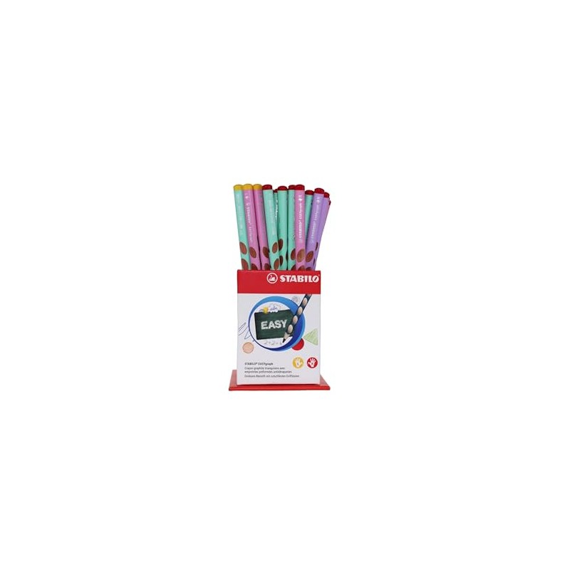 STABILO EASYgraph Ergonomic Triangular Pencil for Left- and Right-Handed Users,