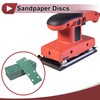 X AUTOHAUX 50 Pcs Sanding Discs Wet Dry Waterproof Hook