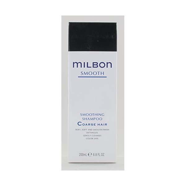 Milbon Smooth Smoothing Shampoo Coarse Hair 6.8oz
